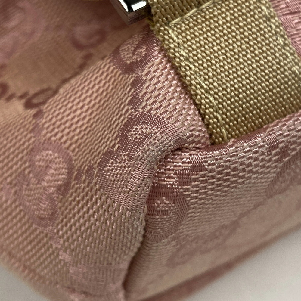 Gucci GG patterned backpack bag GG canvas pink - Picture 3 of 7
